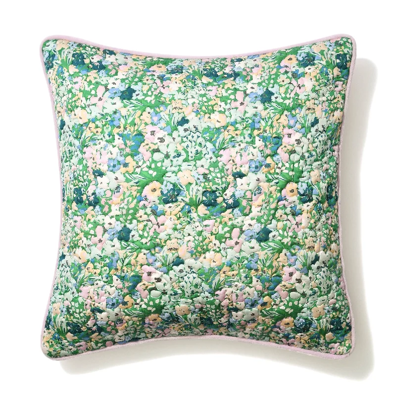 Flower Quilt Cushion Cover 450 x 450 Multi