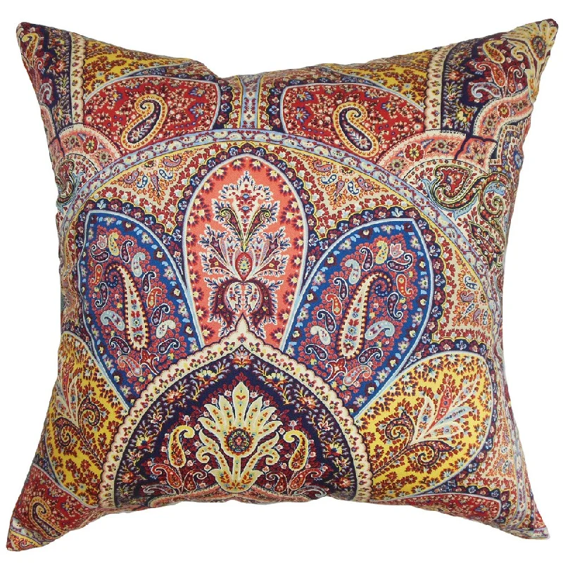 Lehana Paisley Euro Sham Blue Multi