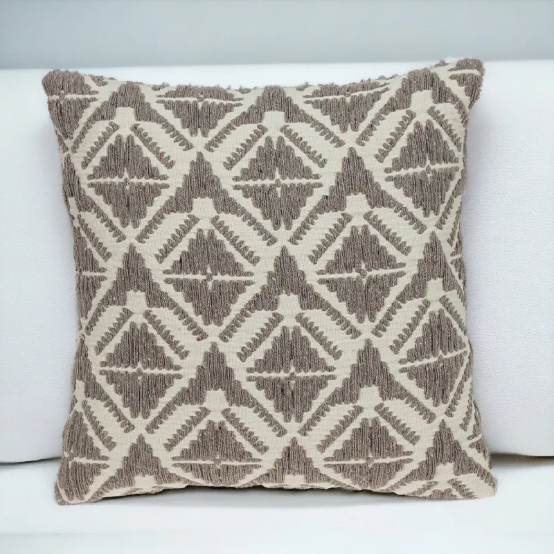 Antique Light Toned Throw Pillow