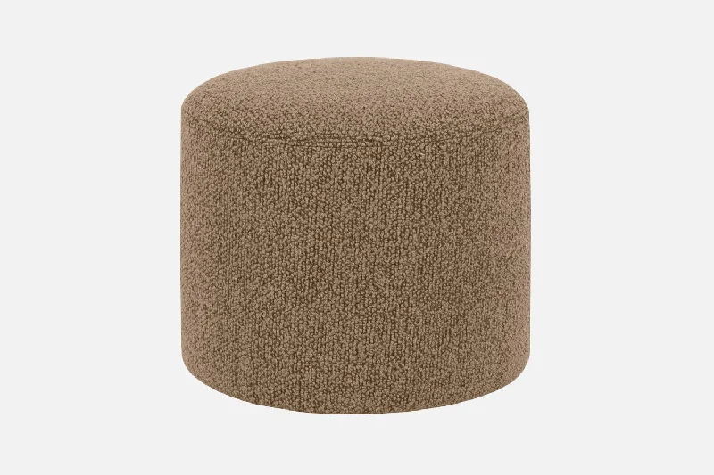 Bon Sawdust Round Pouf