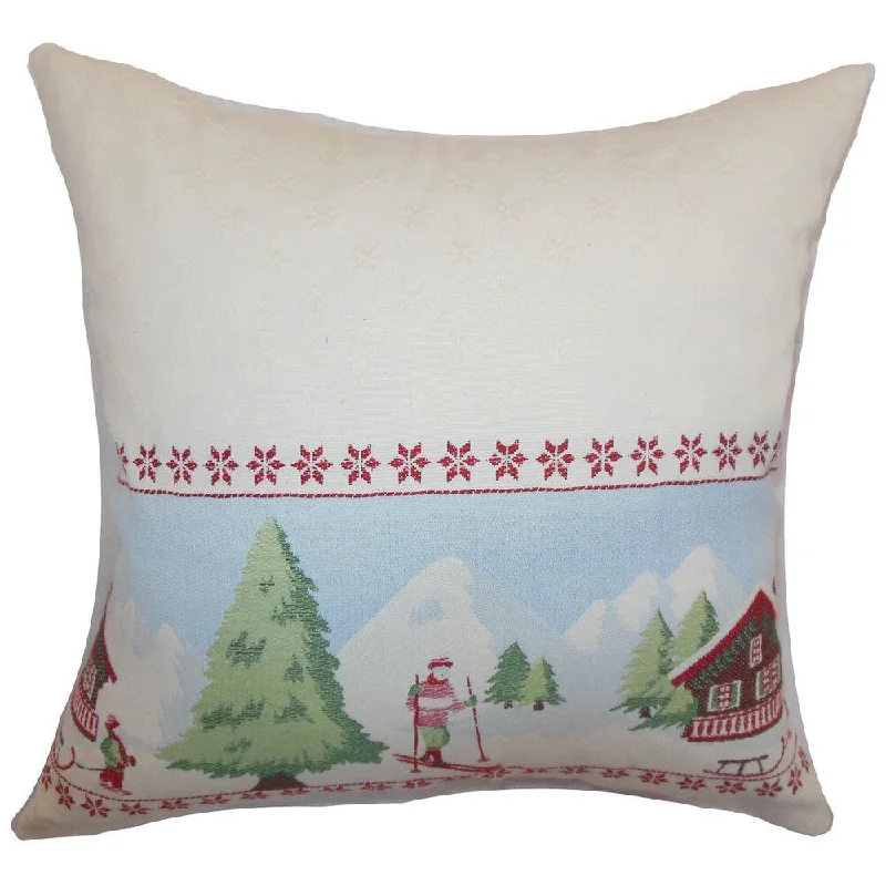 Florina Holiday Euro Sham Creme