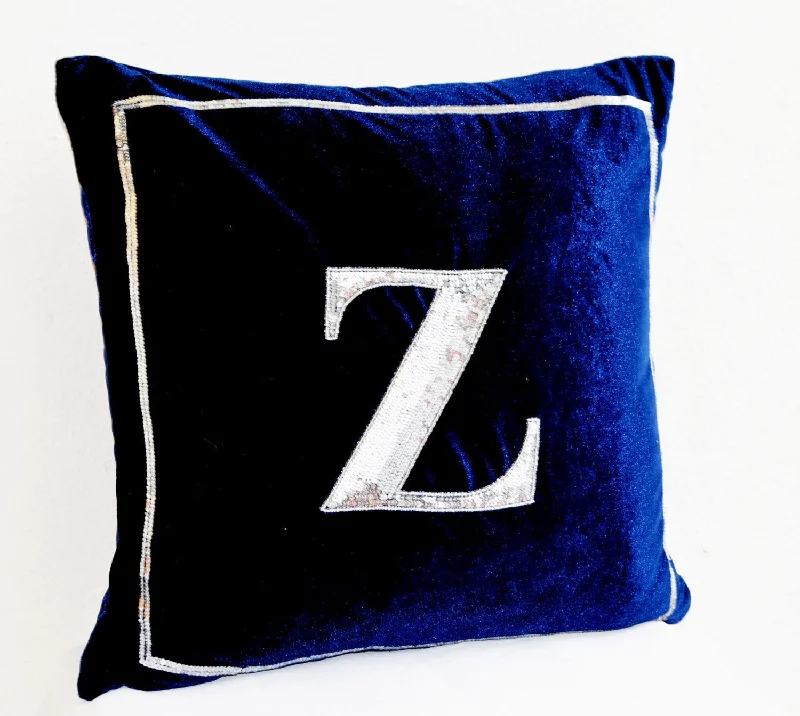 Sparkling Monogram Pillow Cover