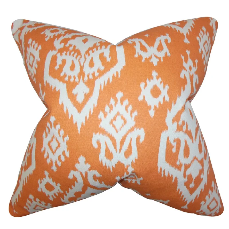 Baraka Ikat Euro Sham Orange