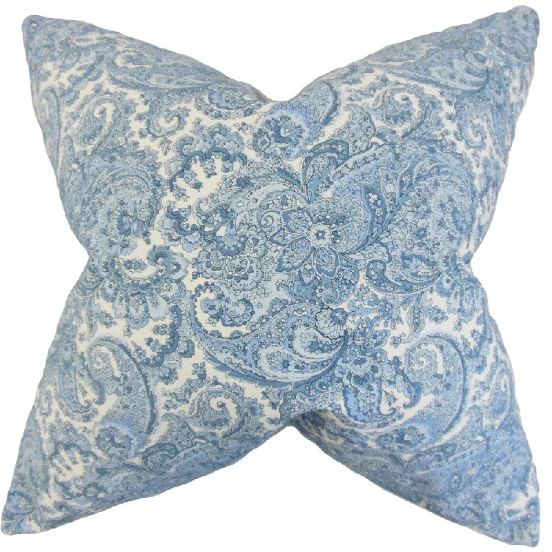 Indiana Paisley Euro Sham Blue