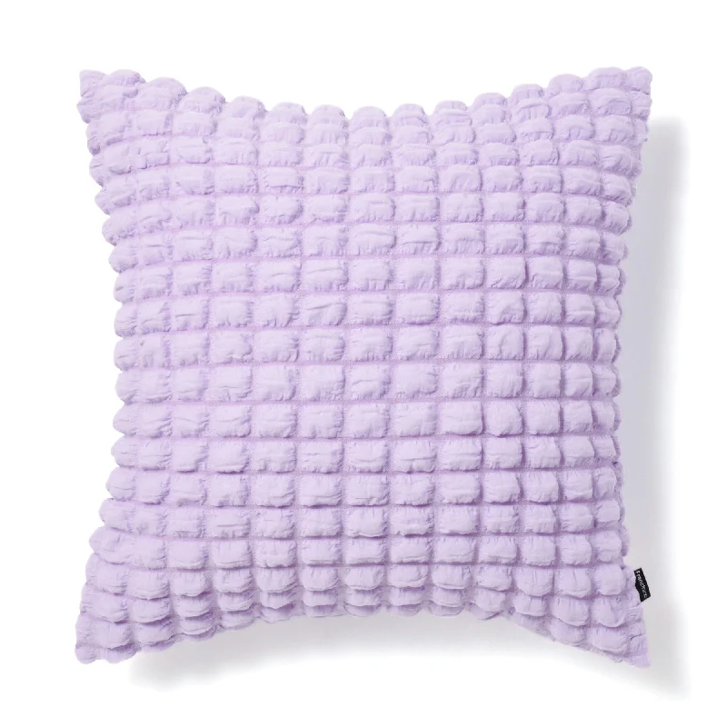 Popcorn Waffle Cushion Cover 450 x 450  Purple