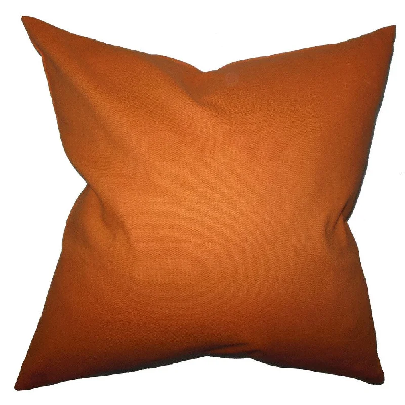 Kalindi Solid Euro Sham Orange