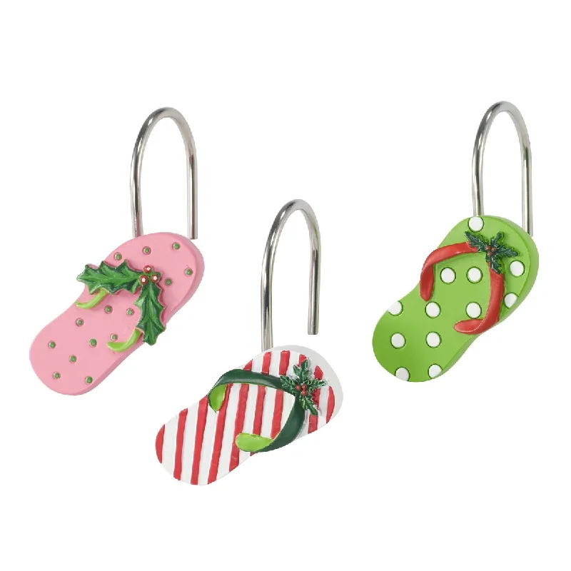 Avanti Flamingo Jingle Shower Hooks - Multicolor