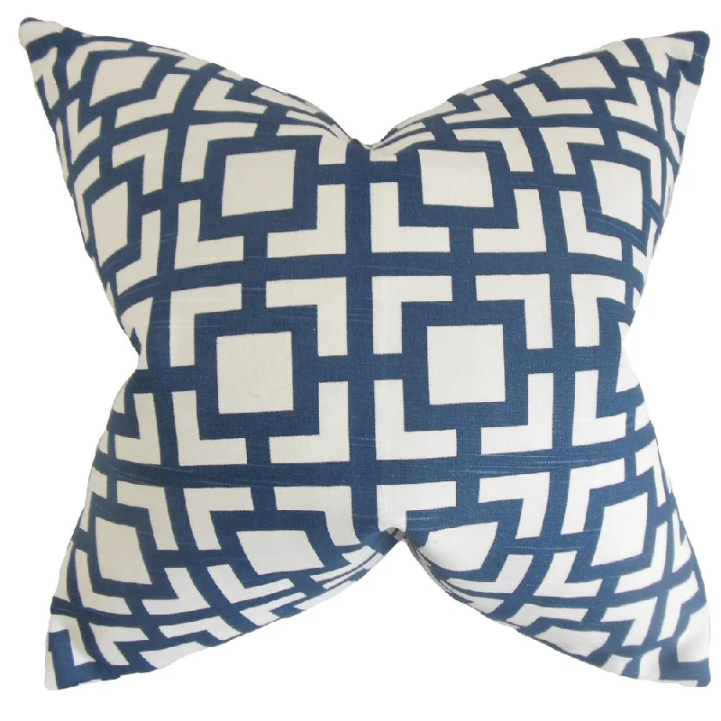 Callas Geometric Euro Sham Navy