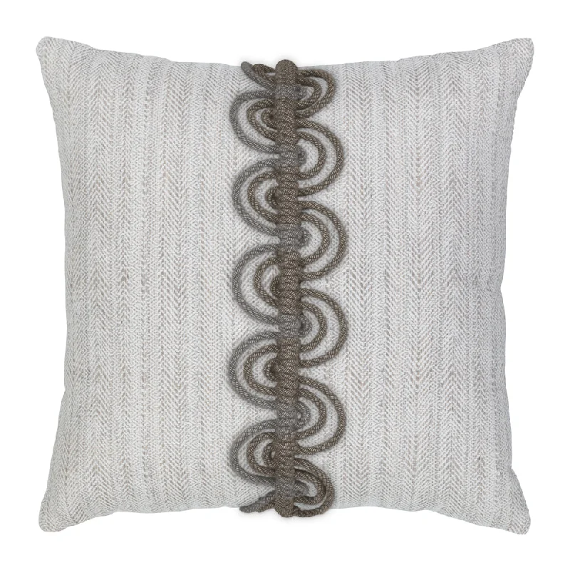 20" Square Elaine Smith Pillow  Dressage Pebble