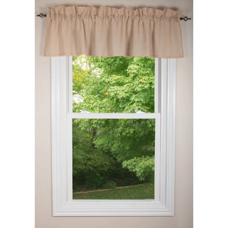 Heirloom Valance Nutmeg Unlined VL010018