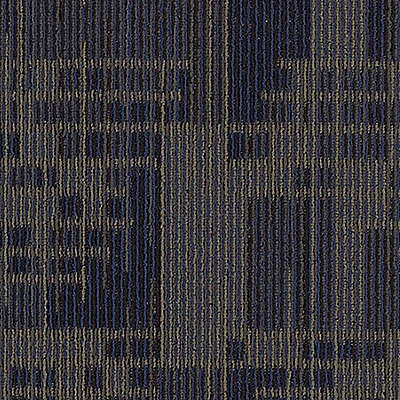 Aladdin Set In Motion Carpet Tile QAT43-568 Indigo Batik 24" x 24" (96 SF/Box)