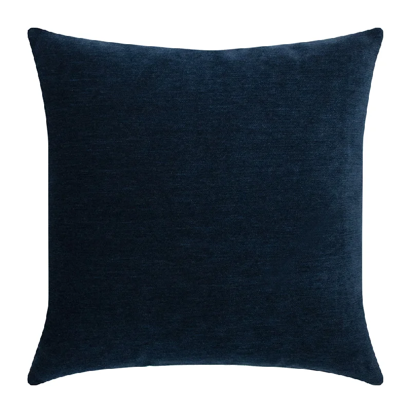 20" Square Elaine Smith Pillow  Luxe Velour Indigo