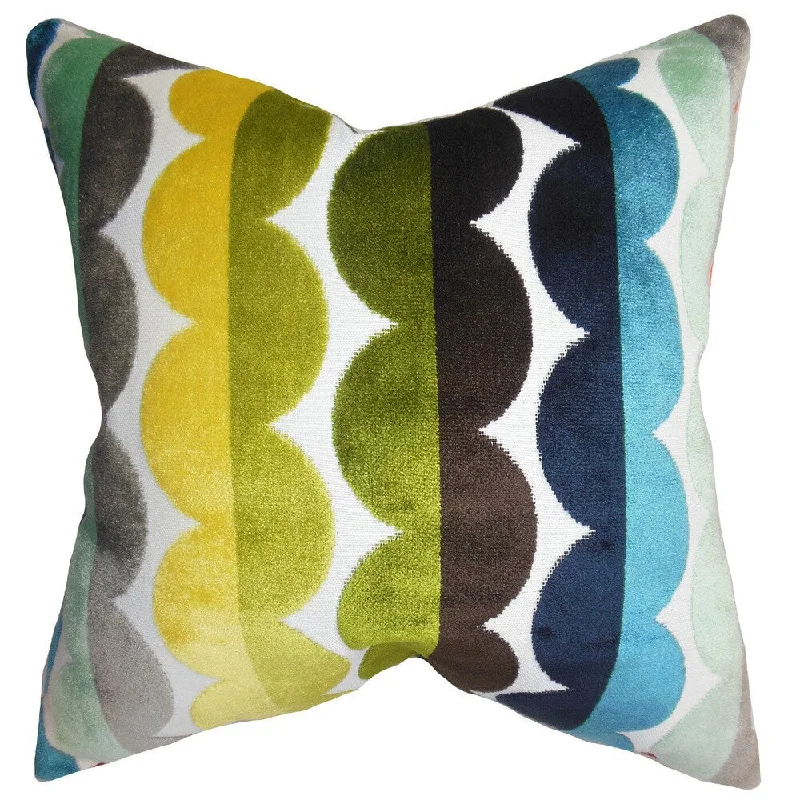 Xoise Geometric Euro Sham Bright