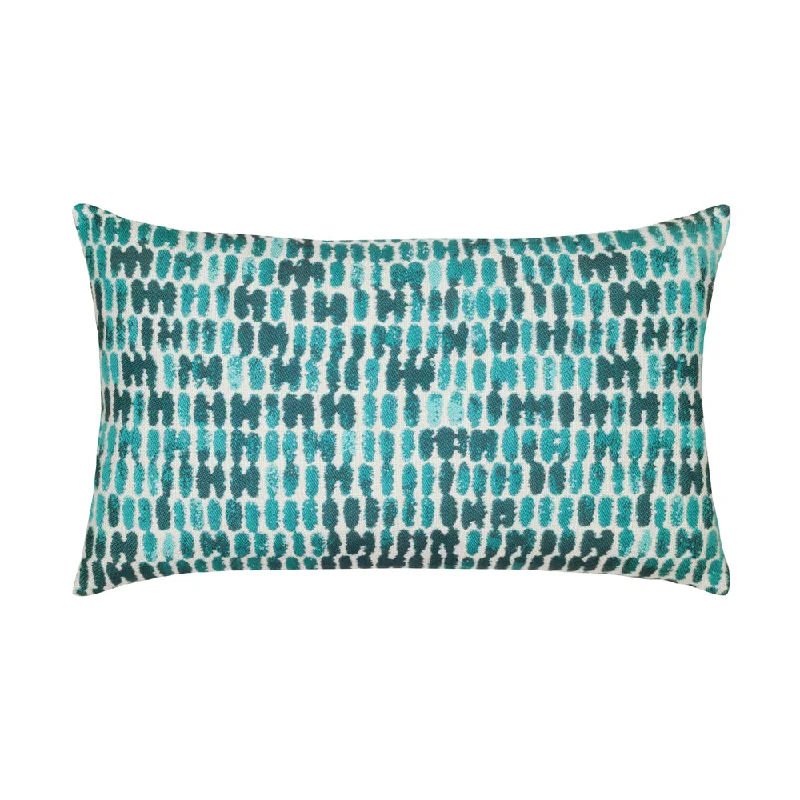 12" x 20" Elaine Smith Pillow  Thumbprint Aruba