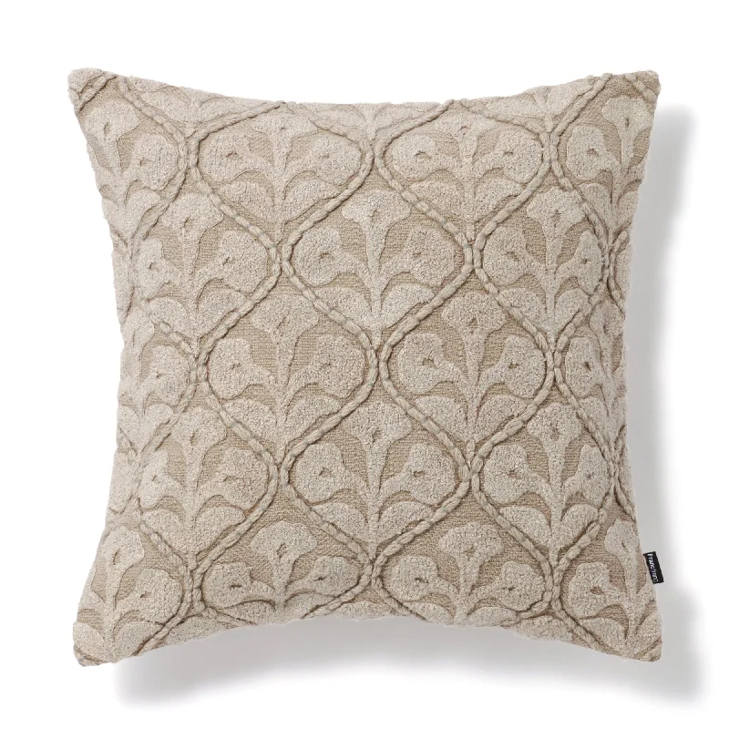 Ethnic Emb Cushion Cover 450 x 450  Grey