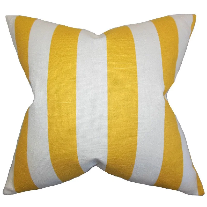 Acantha Stripes Euro Sham Yellow