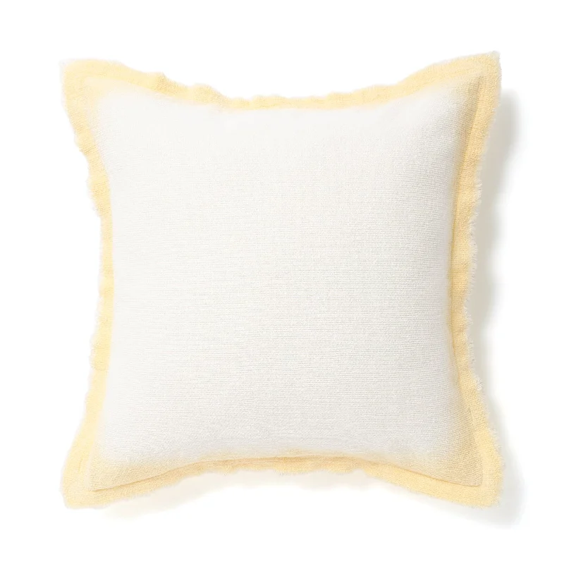 Gardation Fringe Cushion Cover 450 X 450 Yellow