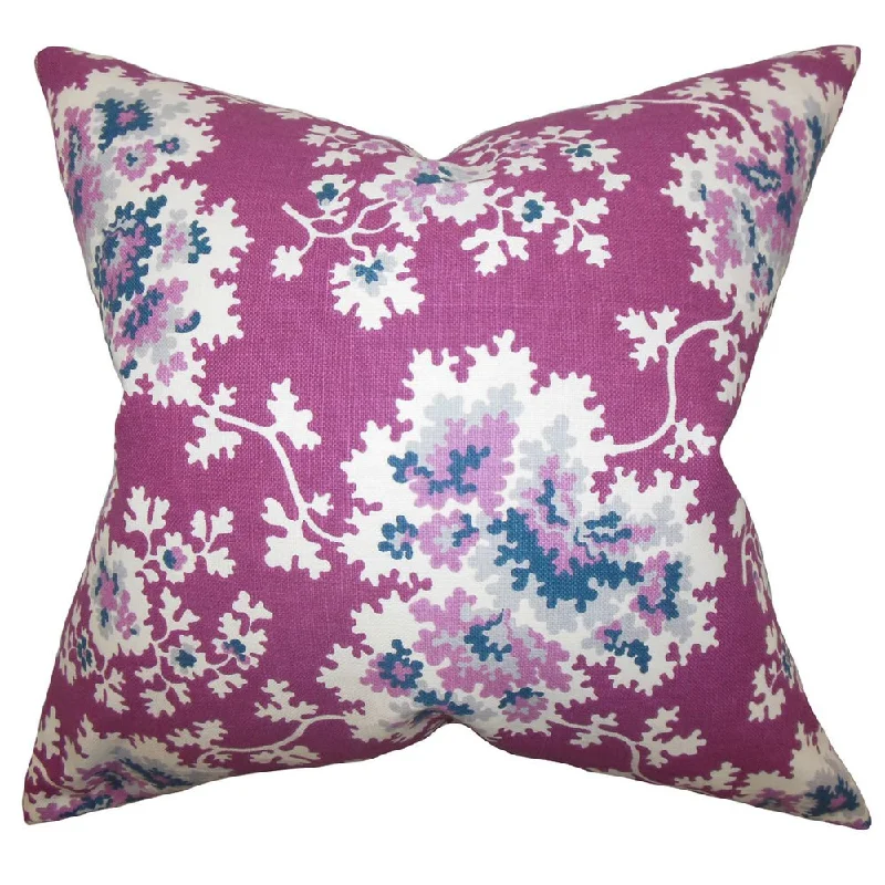 Danique Floral Euro Sham Purple