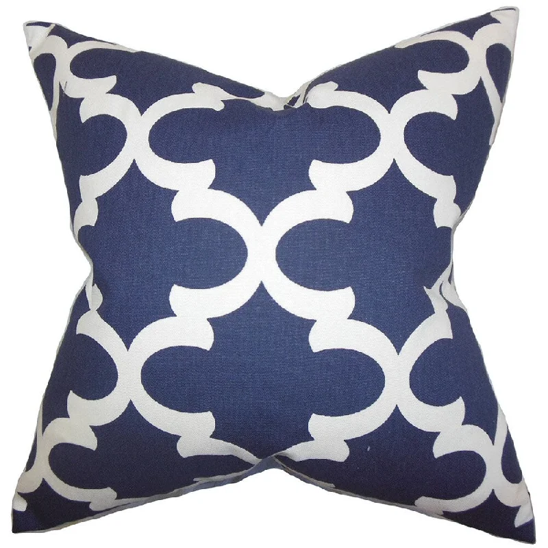 Titian Geometric Euro Sham Blue