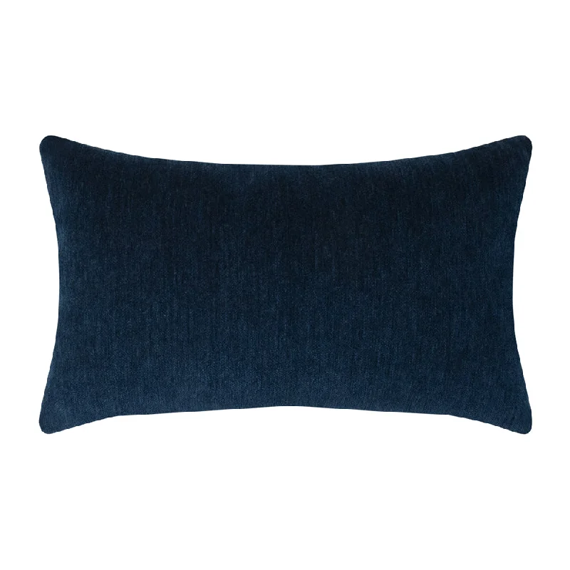 12" x 20" Elaine Smith Pillow  Luxe Velour Indigo