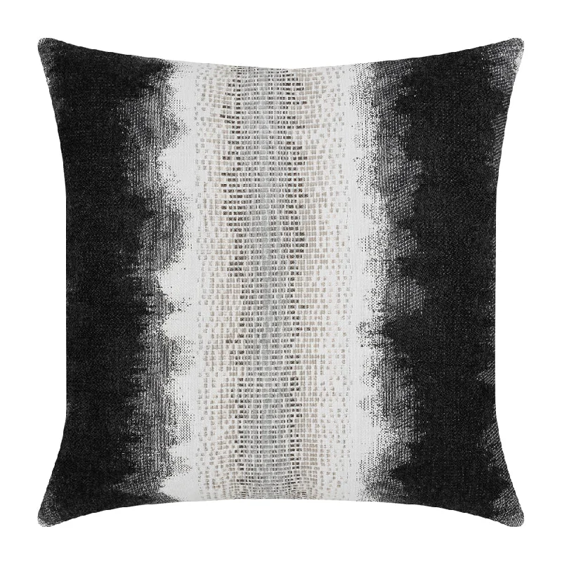 20" Square Elaine Smith Pillow  Resilience Charcoal