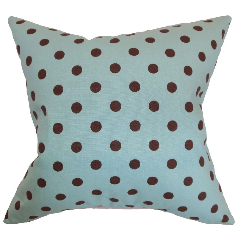 Nancy Polka Dots Euro Sham French Blue