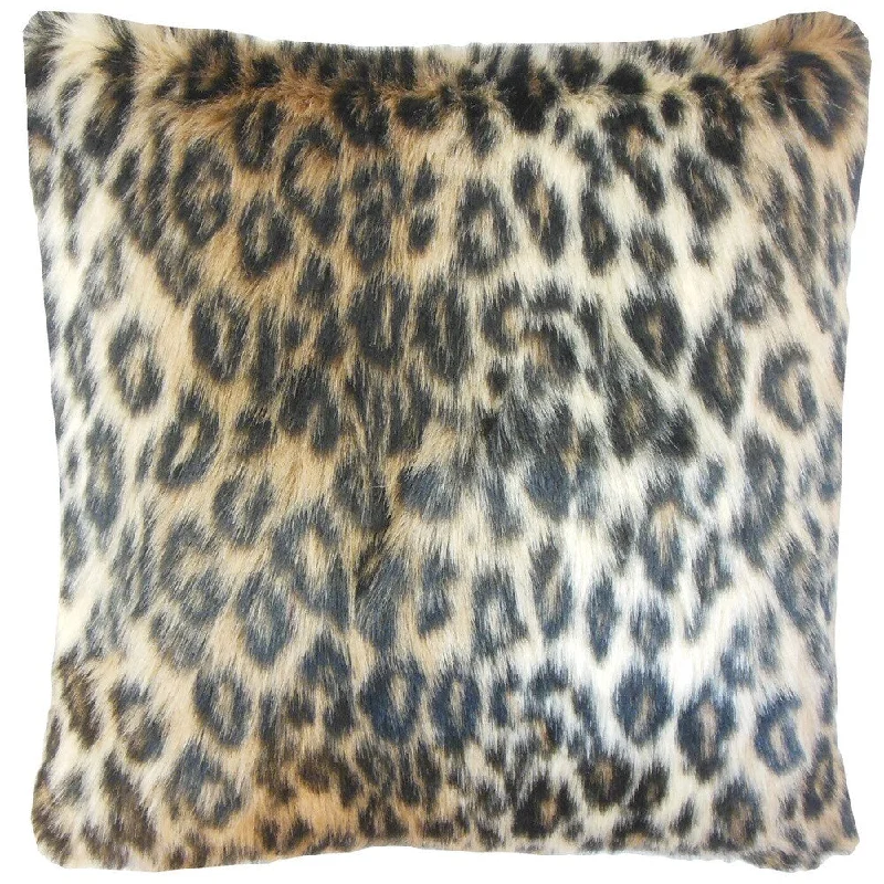 Valeska Faux Fur Euro Sham Brown