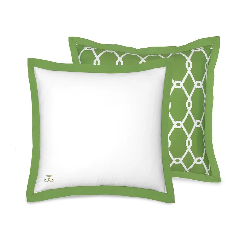 Porch & Den Eandco European Green Square Sham