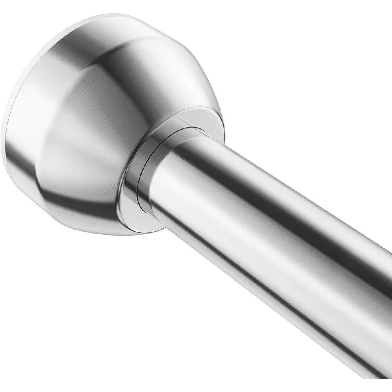 Shower Curtain Rod, 40-73 inch Adjustable Tension Sprinp - Silver