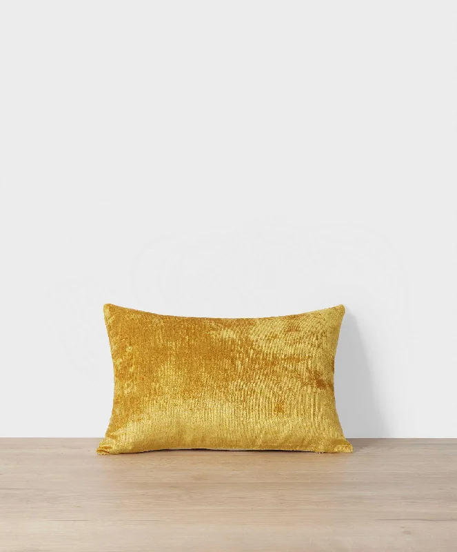 Talik Velvet Cushion Cover - Mustard