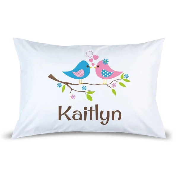 Two Birds Pillow Case