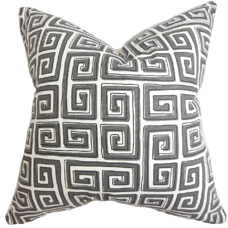 Klemens Geometric Euro Sham Gray