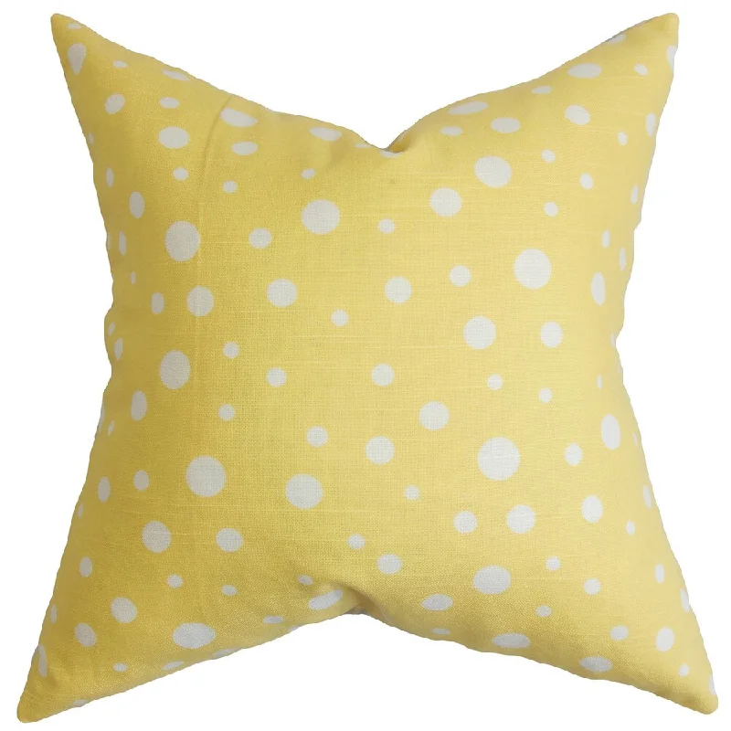 Bebe Polka Dots Pattern Yellow White