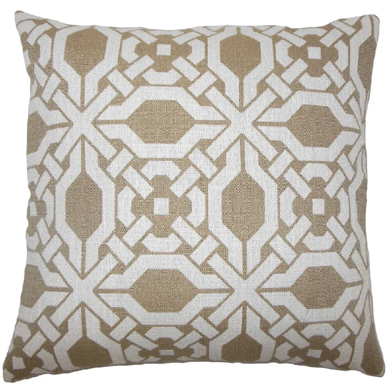 Rafer Geometric Euro Sham Wicker