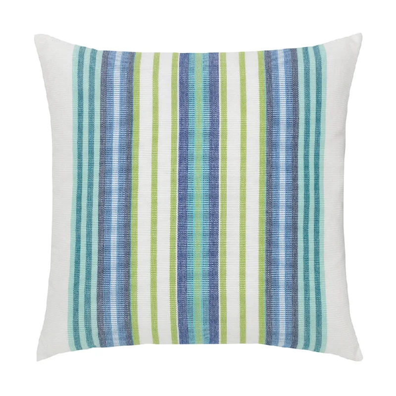 20" Square Elaine Smith Pillow  Summer Stripe