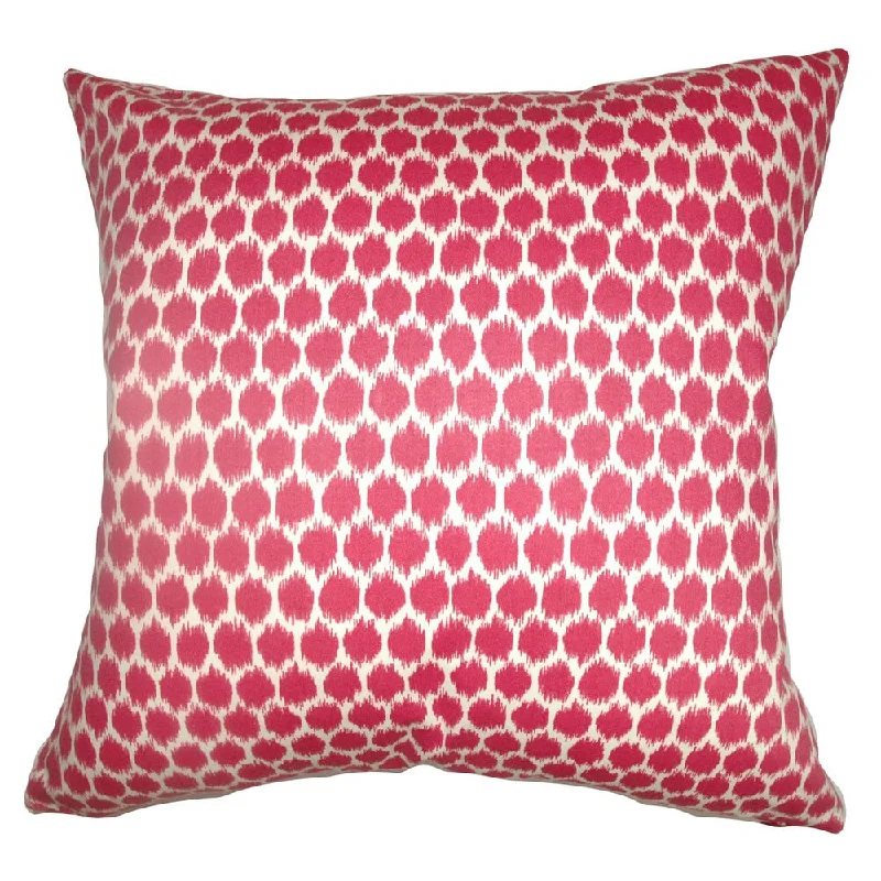 Daile Geometric Euro Sham Fuchsia