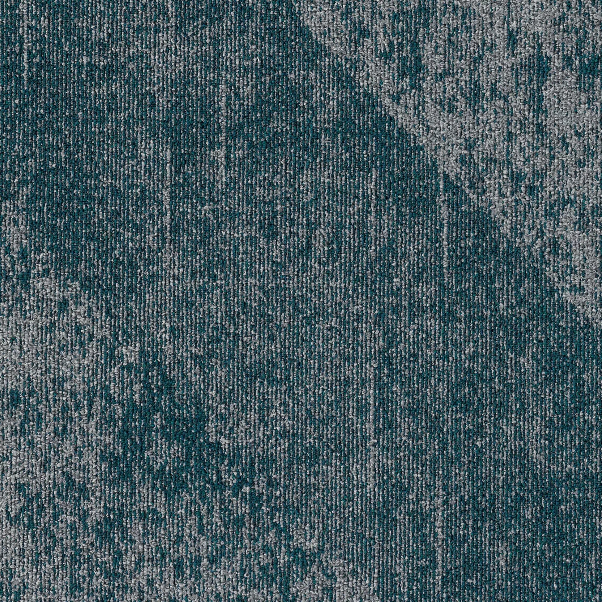 Mohawk - Shape Theory - Corresponding Angle - 24 in. x 24 in. - Commercial Carpet Tile - Tangent Teal